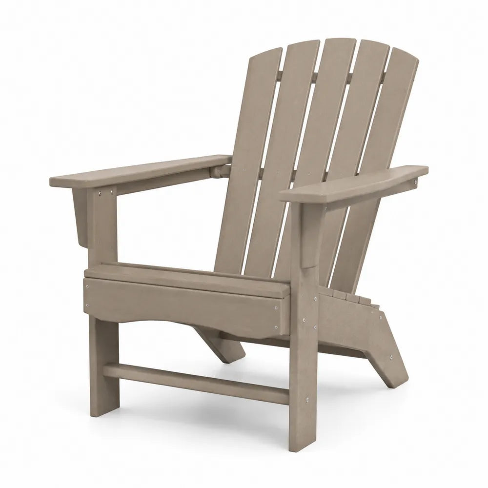 Adirondack Gartenstuhl Kunststoff Beige 80x80x93cm