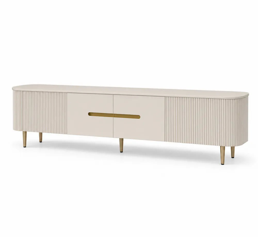 Fernsehtisch Creme MDF 180x40x50 cm