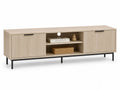 TV-Schrank Eichenholz mit Metallbeinen 150x40x50cm
