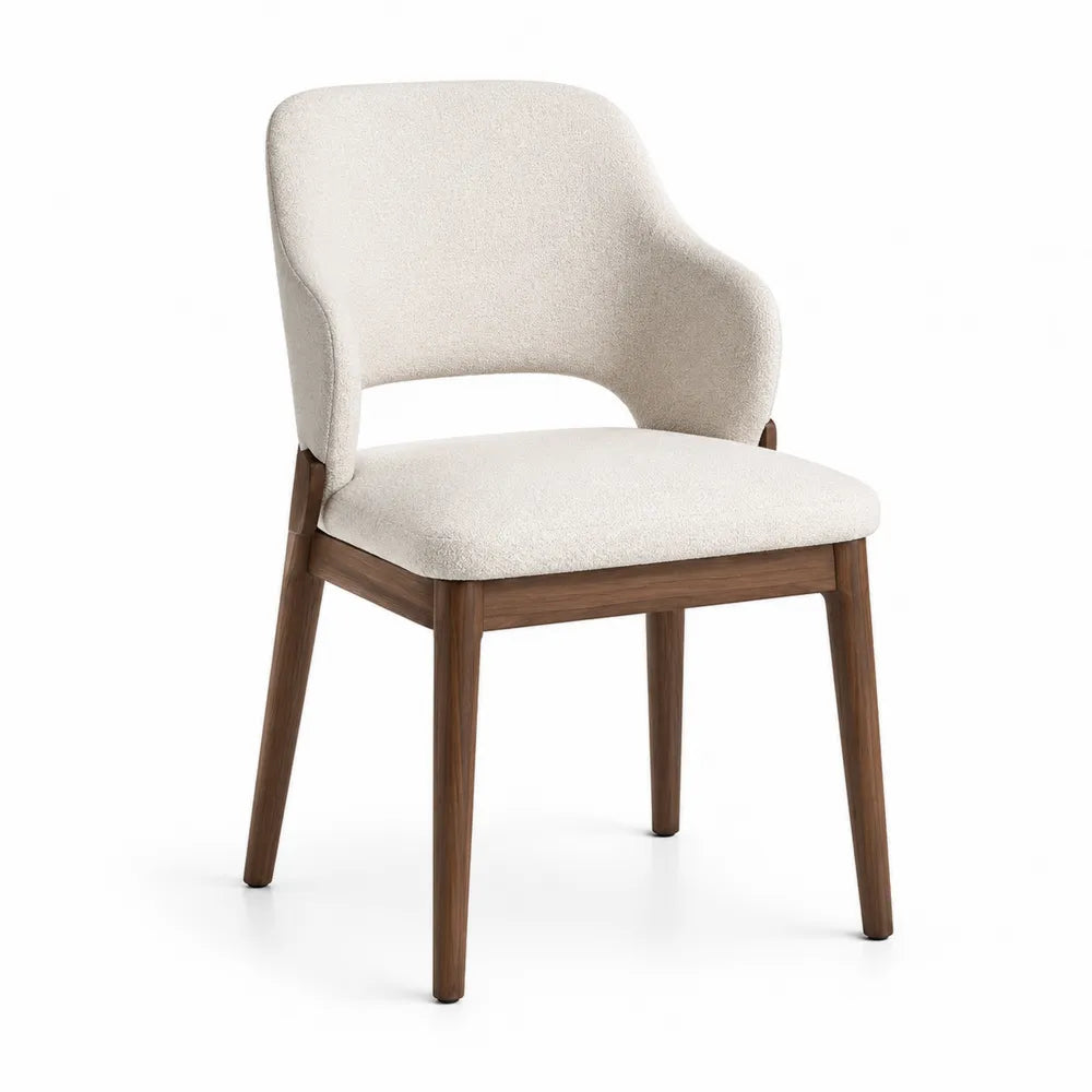 Esszimmerstuhl Holz Creme