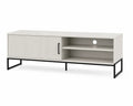 TV-Schrank Weiß Rechteckig MDF und Metall 150x50x35cm