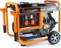 Generator met oranje en mobiele uitvoering, Stroomgenerator KW5500