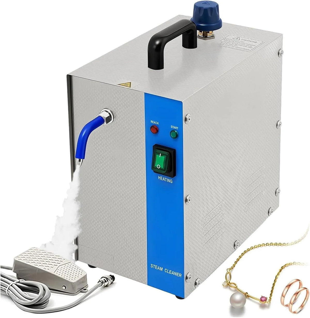 Stoomreiniger, 2 l, 135 °C, hoge druk