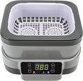 Ultrasoonreiniger met 75 W, 1200ml, 480 seconden, Timer, geluidsarme werking en RVS