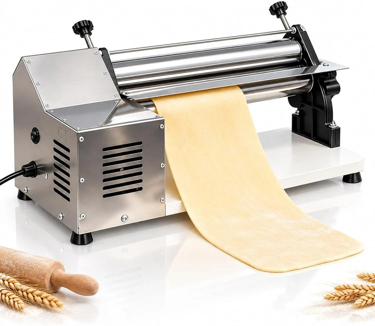 Machine, 400 mm Wals, Deeguitrolmachine, geluidsarme werking, kampeeravonturen of ontspannen avonden in de keuken