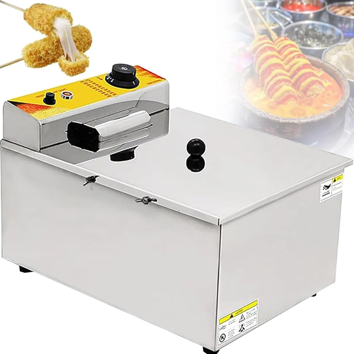 Hond friteuse machine met winkels en thuisgebruik, voor restaurants, snel frituren en eenvoudige bediening