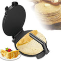 Machine, 1400 W dubbelzijdige verwarming crêpemachine, Elektrische Roti Maker, voor het bakken van pannenkoeken, 10 inch elektrische tortilla