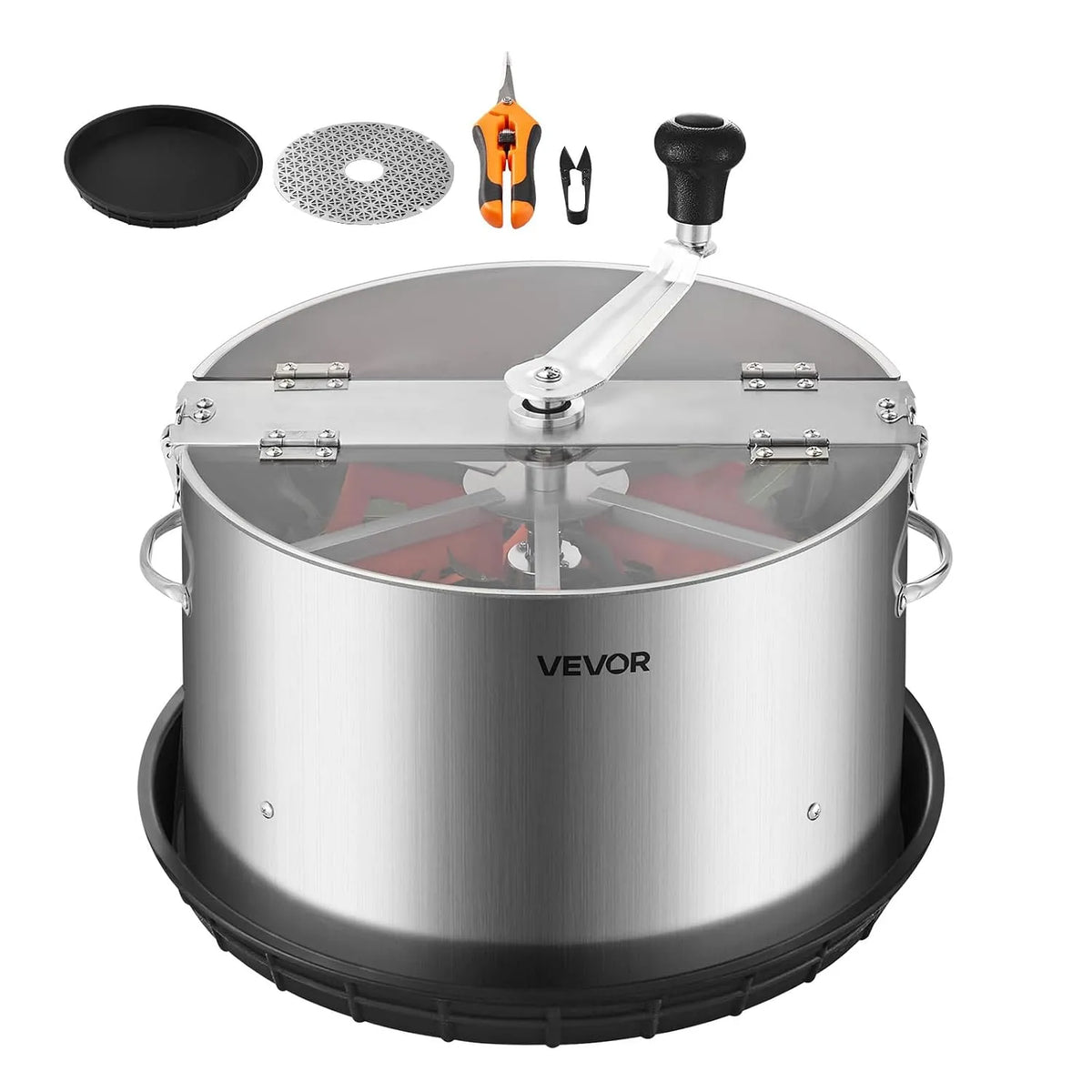 Machine, 16 inch Reaper Bowl Bud Trimmer met RVS messen, Natte en Droge Hydrocultuur Snijmachine met lade, Visueel snijden, Twisted Spin Cut