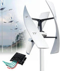 Generator, 12V 24V 48V 220V Windmolen Windturbine Generator met MPPT-controller, mobiele uitvoering van 10000 W Verticale Helix Windturbine Generator