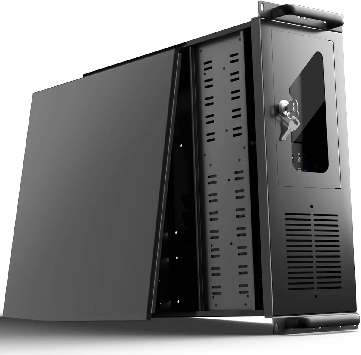4U Serverbehuizing voor rackmontage met USB en voor rackmontage