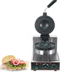 En Hamburger Machine met 47 x 25 x 30 cm, 10 x 2,5 cm, 50 x 39 x 30 cm, 220 V, 50 Hz, 1300 W en 2600 W