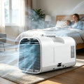 Mobiele airconditioner en Luchtkoeler met 1500 W, 4-In-1, 1 Standen, 330 W, 400 W, 1300 W, 5100 BTU en 10°C