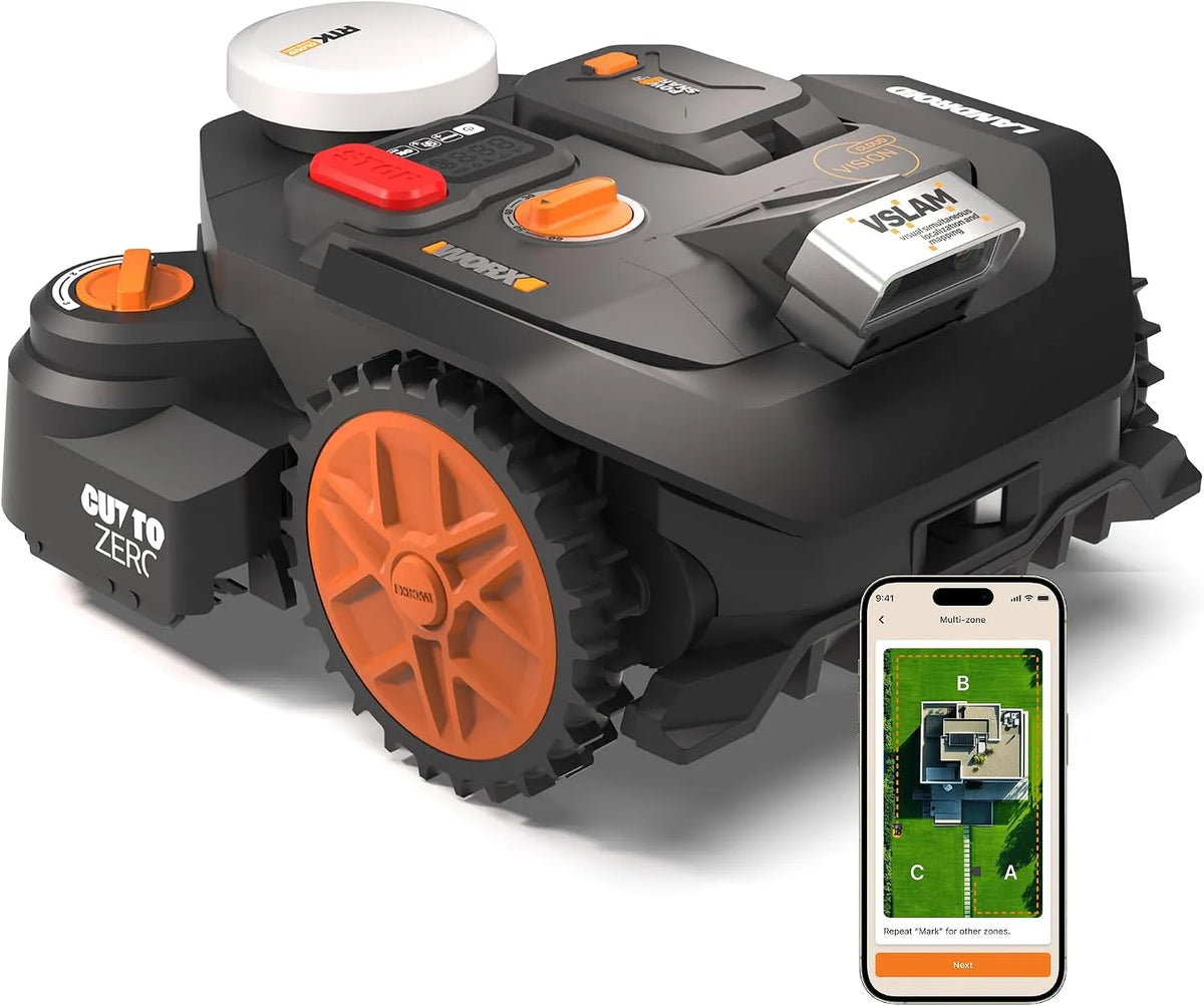 Robotmaaier WR306E met 600m2, afstandsbediening en obstakelvermijding