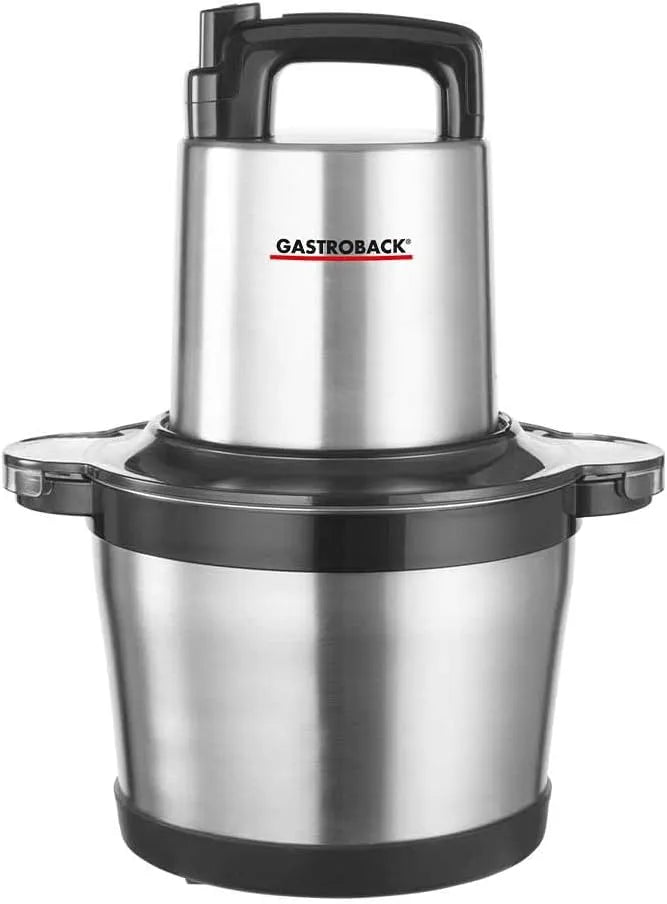 Molen met zilver, GASTROBACK #40966 Professional Design Multihakmolen 5 L, zwart