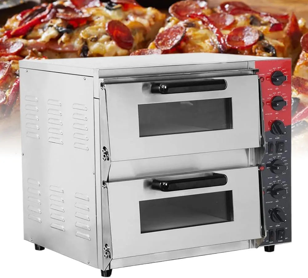 Inbouwoven met 16 Inch, Timer, 45 cm, 60 minuten, regelbare thermostaat en RVS