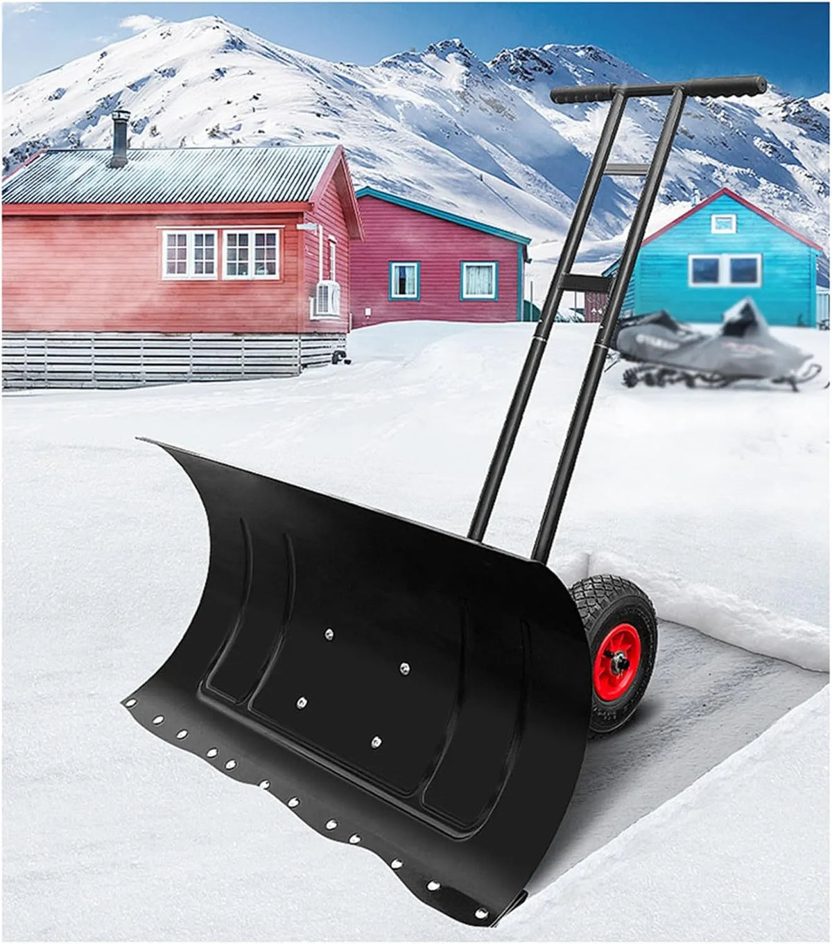 Sneeuwschuiver, 39 cm, duurzaam ontwerp voor thuis en oprit gebruik, Verstelbare handgreep