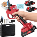Elektrische snoeischaar x2 met 21V, 6-10 uur, 40-50 mm, 800 W, digitaal display, rood en groen