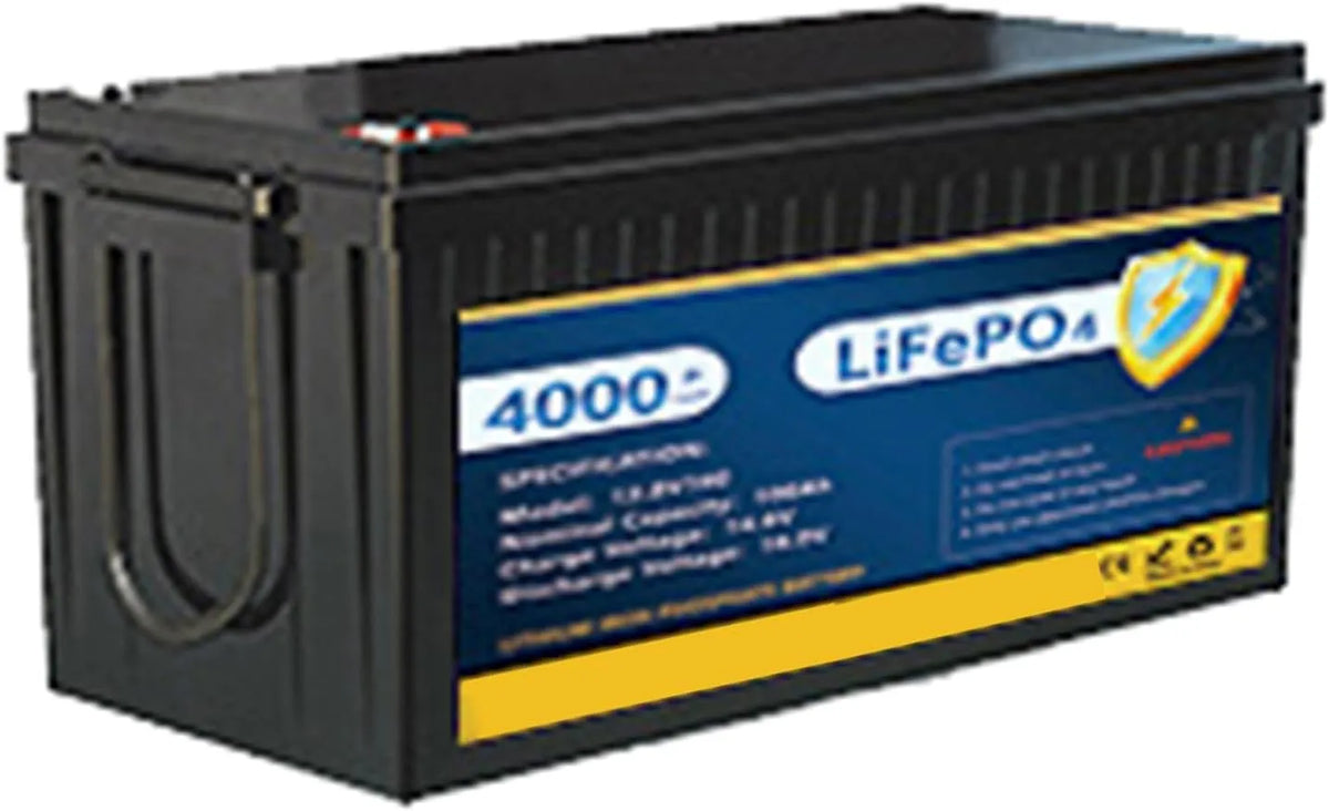 12,8V 100Ah 150Ah 200Ah Lithium-ijzerfosfaatbatterij LiFePO4, 4000 keer opladen en ontladen LiFePO4 met 12,8V