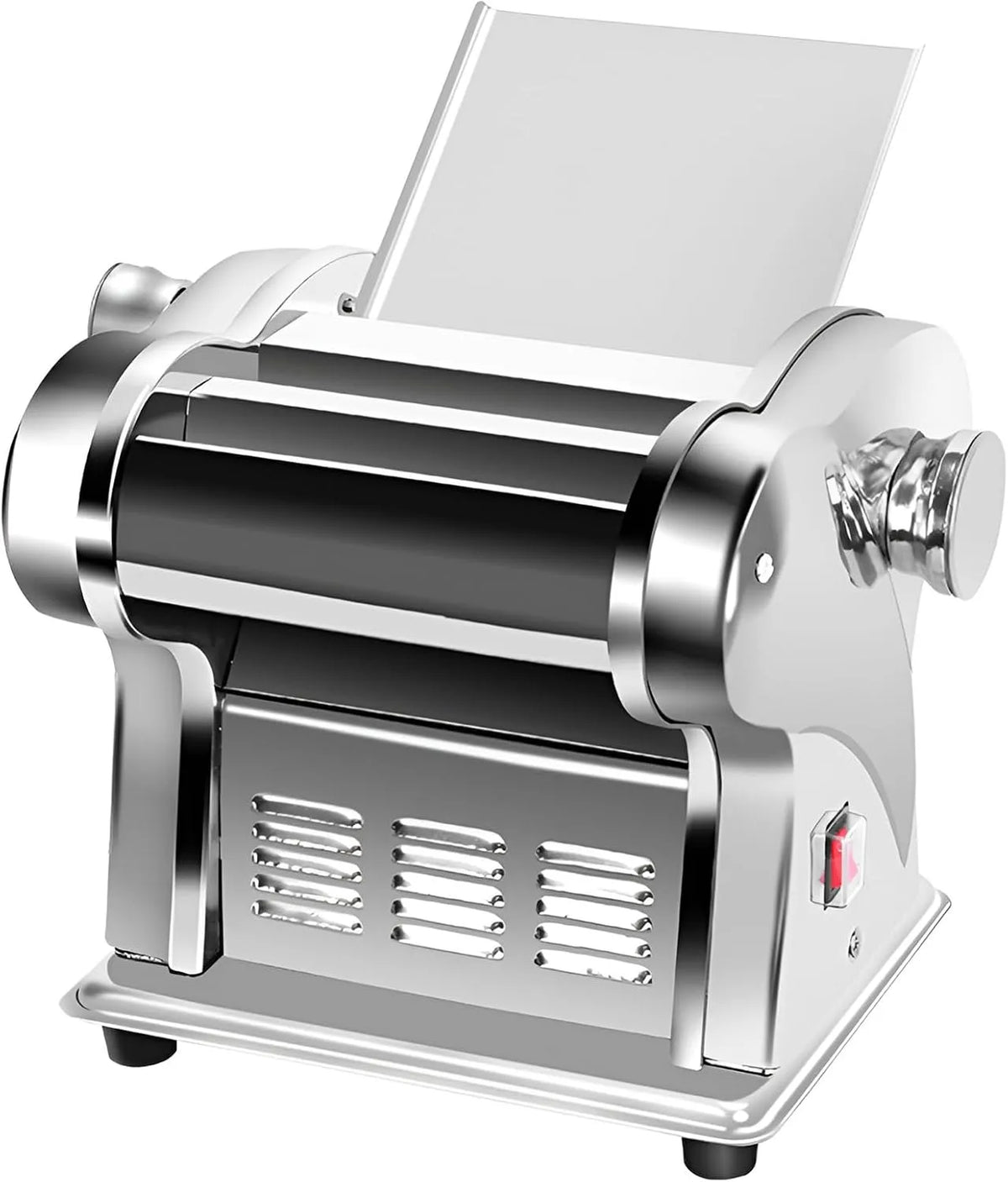 Snijder met 0,3 mm, 4 mm, 135 W, 6 snelheden en RVS, Volautomatische Noedelmachine Met Deegroller En -snijder