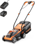 Grasmaaier CLM2432K met 24V, 150m2 en 25-65mm, LawnMaster CLM2432K Sikkelmaaier accu-grasmaaier 24V 32cm maaibreedte