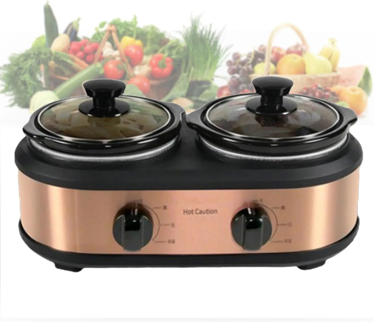 Slowcooker, 1,2 l, 's nachts koken Elektrisch fornuis Geschikt voor thuiskeuken