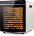 Droger met 800 W, 29 L, 30-85 °C, digitaal display, regelbare thermostaat, RVS en 24-uurs Timer