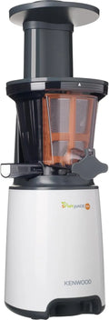 Kenwood, 1 l, Kenwood JMP400WH PureJuice Koudsap, model JMP400WH, pulvleesopvangbak 1,3 l, sapreservoir 1 l, slowjuicer met trein