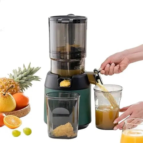 Professionele Slow Juicer met mobiele uitvoering, Koude Pers Masticating Juicer met Brede Voeden Chute