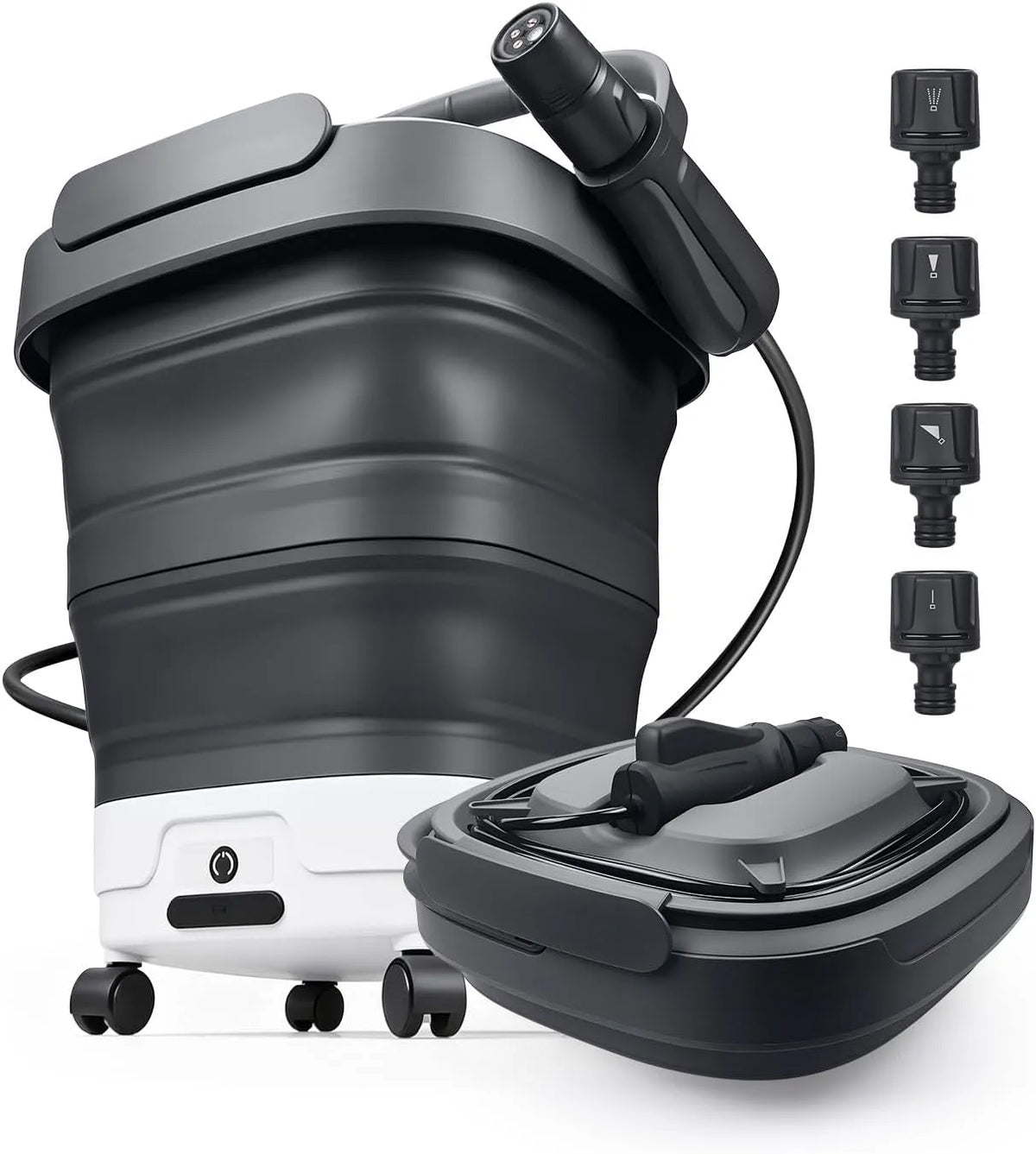 Hogedrukreiniger met 12L, 4-in-1, 32 cm, 10 cm, 45 W, 5 bar, 2000mAh en 3.5 uur