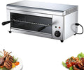 Barbecue met timer, 45 x 15 cm, 2000 W, 300 °C, regelbare thermostaat en RVS