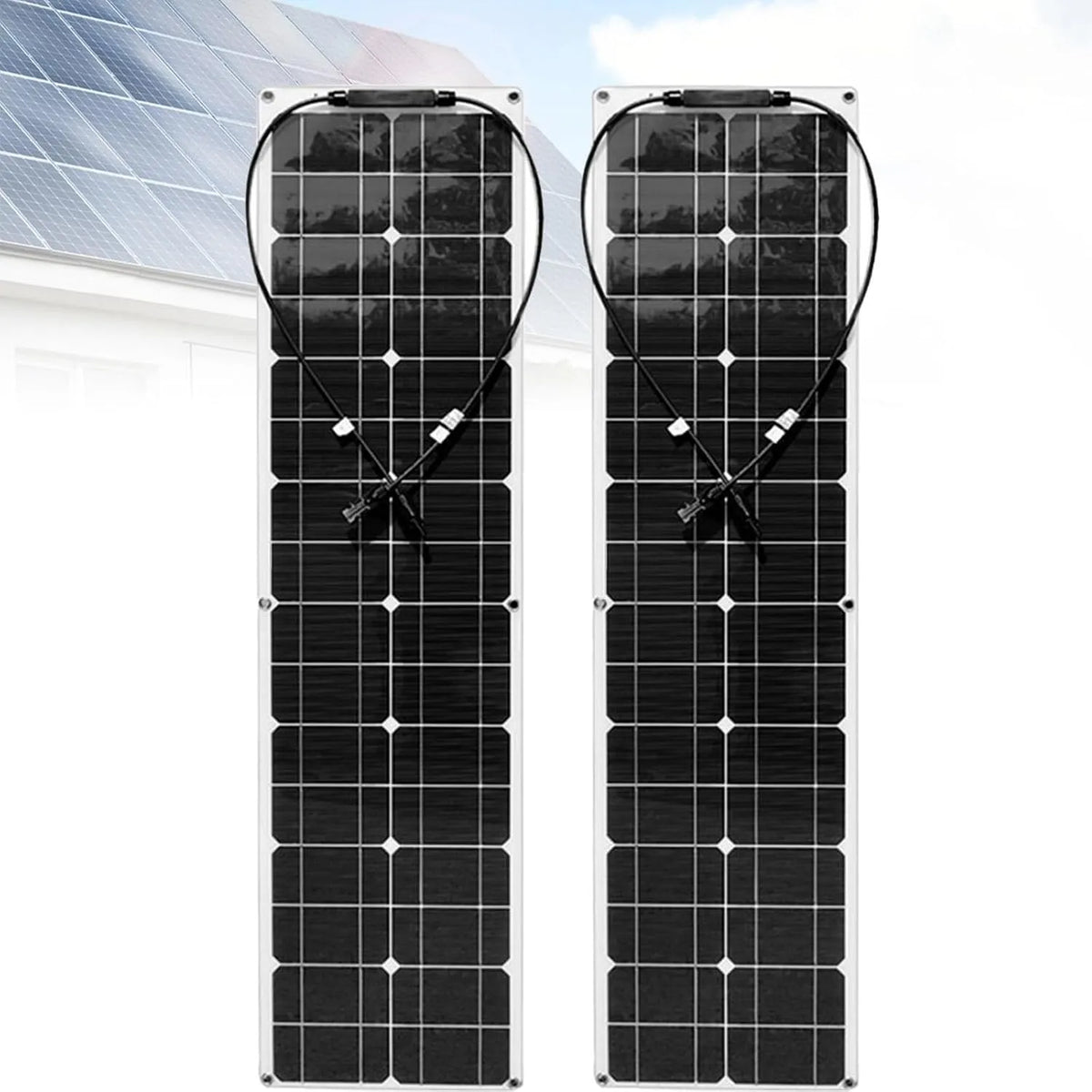 Zonnepaneel, 100 W, 50 W, Ip67 Waterdicht, Buigbaar, Semi-Flexibele Zonnepanelen, Off-Grid Lader, Voor Campers, Boten, Cabines