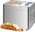 Broodbakmachine met 36 x 22 x 30 cm, 900 g, 550 W, RVS, zilver en goud