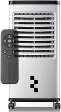 Luchtkoeler, ruimtekoeler het type met 3, compacte koeltorenventilator, draagbare mobiele airconditioner, met afstandsbediening geluidsarm luchtkoeler