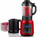 Milkshake smoothie machine met 19,5 x 49,5 cm, waterreservoir, RVS en rood
