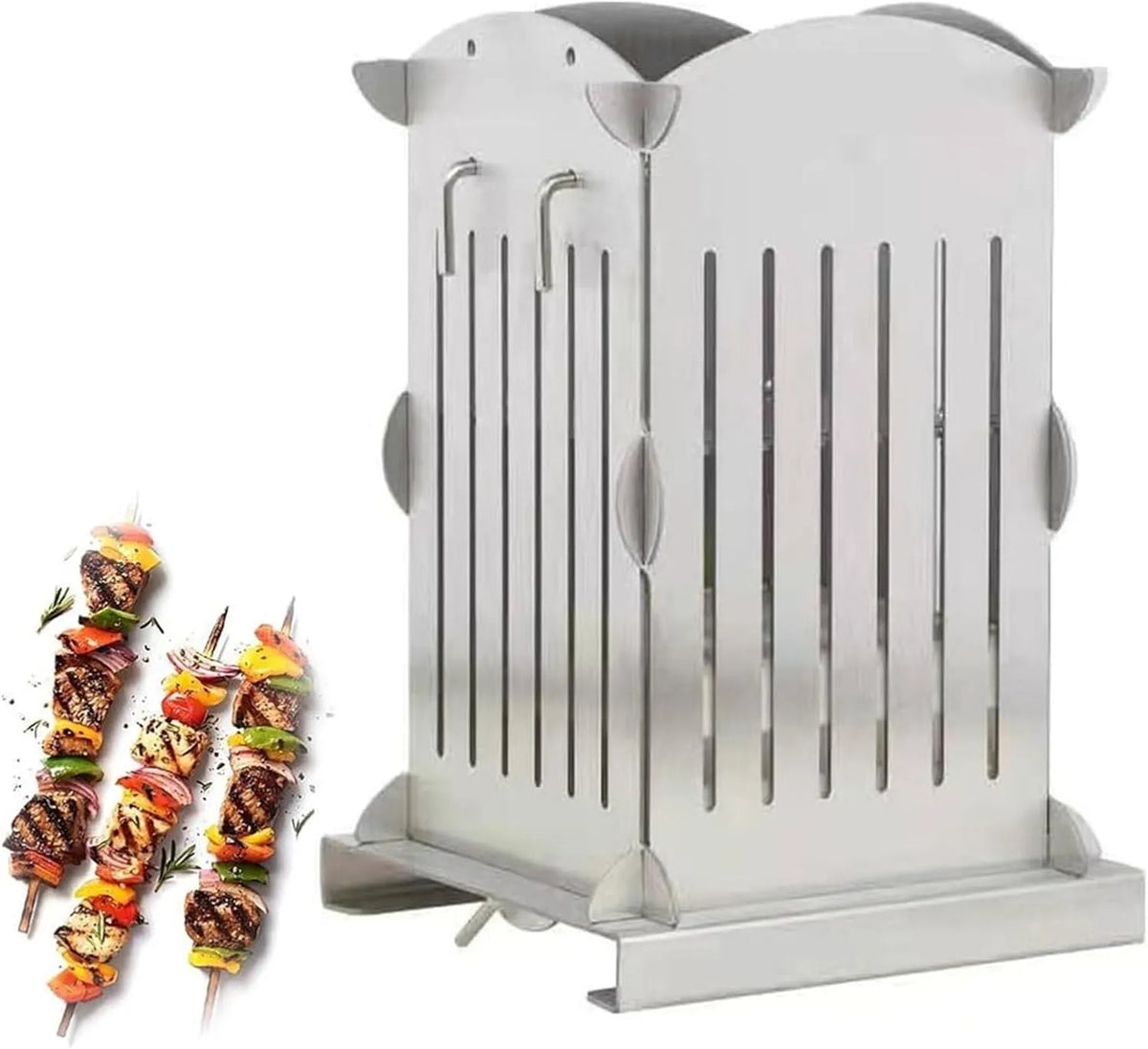 Barbecue, handmatige snelle BBQ kabob tool voor thuis buiten grillen