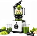 AAOBOSI Sapcentrifuge Slow Juicer met 165 mm, 2,5 L, 600 W, 50 rpm, 3-in-1 en geluidsarme werking