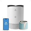 Luchtreiniger PureFlow30 H13-filter met HEPA H13, 20 x 20 x 27,5 cm, 25 dB, 23 W, 15.000 uur, 30 m2, 15 minuten en app-bediening