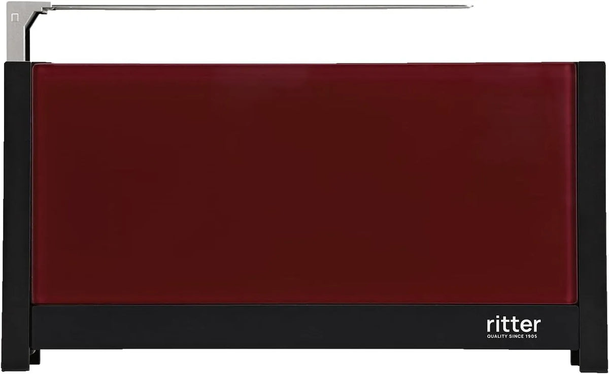 Broodrooster met digitaal display, aluminium, voor bouwplaats en werkplaats en rood