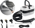 Stoomreiniger met 2500 W, 7-in-1, 105 °C, 3,5 bar, 10 seconden, 1,2 l, 1,2 uur en handmodel