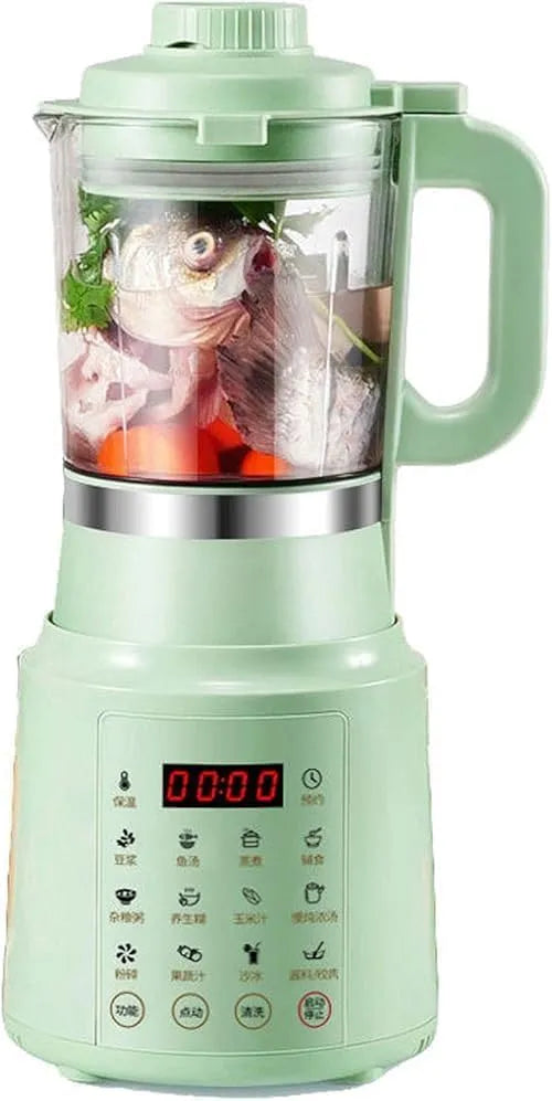 Blender, Sap muur breekmachine 220V, 0.8L kleur: groen, smoothies, bevroren dessert, soep, fruit en groenten