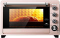 Inbouwoven met 28-230 °C, 120 Minuten, regelbare thermostaat, RVS, aluminium en gerichte luchtcirculatie