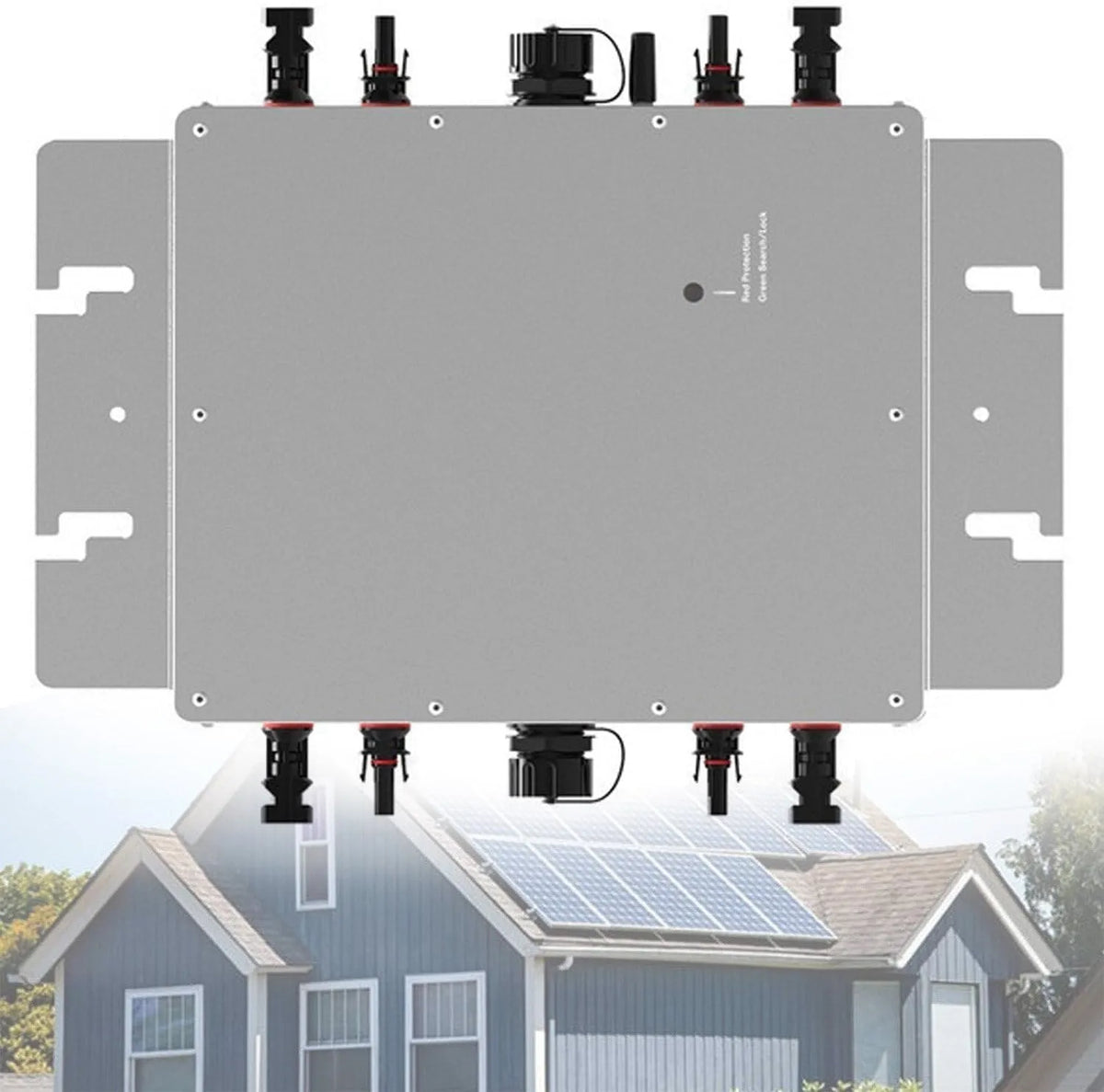 Spanningsomvormer, IP65-certificering, 2000 W, wifi, netschakelaar voor het dak buitenshuis