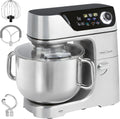 Keukenmachine met 2000 W, 11L, 12 standen, 3 programma's, timer en RVS