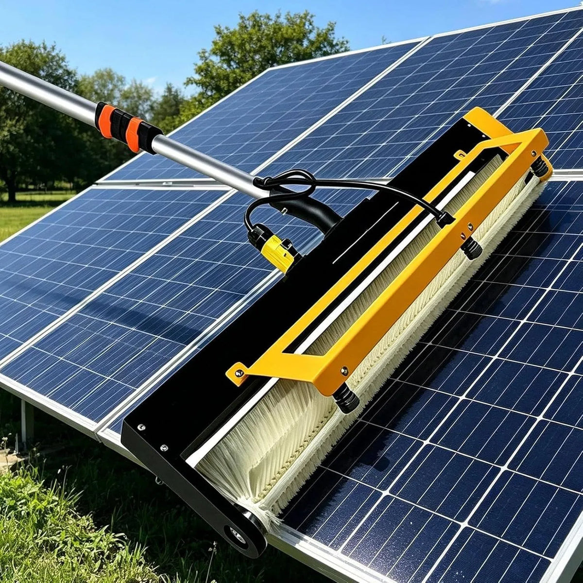 Machine met 150 W, 60 cm, 1,1 mm en aluminium, 380 tpm elektrische borstel