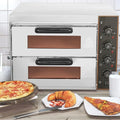 Inbouwoven, 3000 W, 14 '' Commerciële Pizza Oven Aanrecht, Restaurant Pizza Pretzels Gebakken