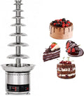 Chocoladefontein Met Meerdere Niveaus met 28 x 28 x 58 cm, 33 x 33 x 68 cm, 36 x 36 x 82 cm, 43 x 43 x 103 cm, 12 uur, 300 W, 30-150°C en 22,83 inch
