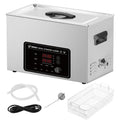 Ultrasoonreiniger, 22L, Temperatuurregeling, Inclusief Mand voor Sieraden, Horloges, Timer 0-30 Min, Degas Functie, Brillen, en Onderdelen