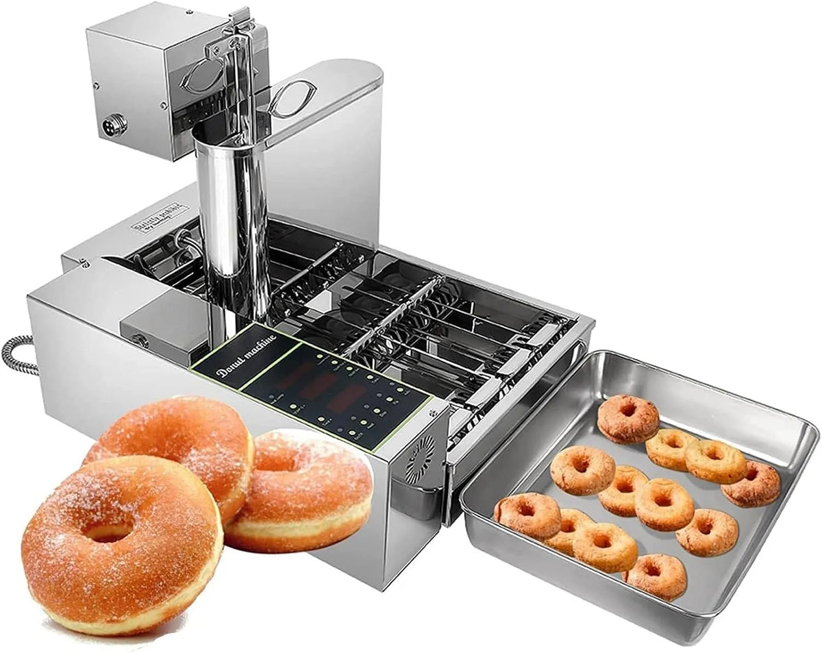 Automatische Donut Machine met 72 x 38,5 x 37,5 cm, 57 x 45 x 35 cm, 6L, 5,5L, 16KG, 18KG en RVS