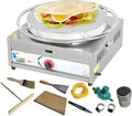 Commerciële pannenkoekenpan met 1 cm, 40 cm, 45 cm, 50 cm en RVS