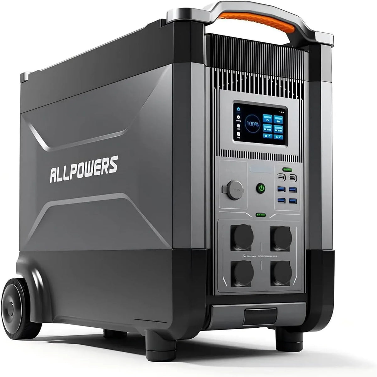 Draagbaar powerstation, R4000, 3456 Wh, 4000 W, LiFePO4-batterij